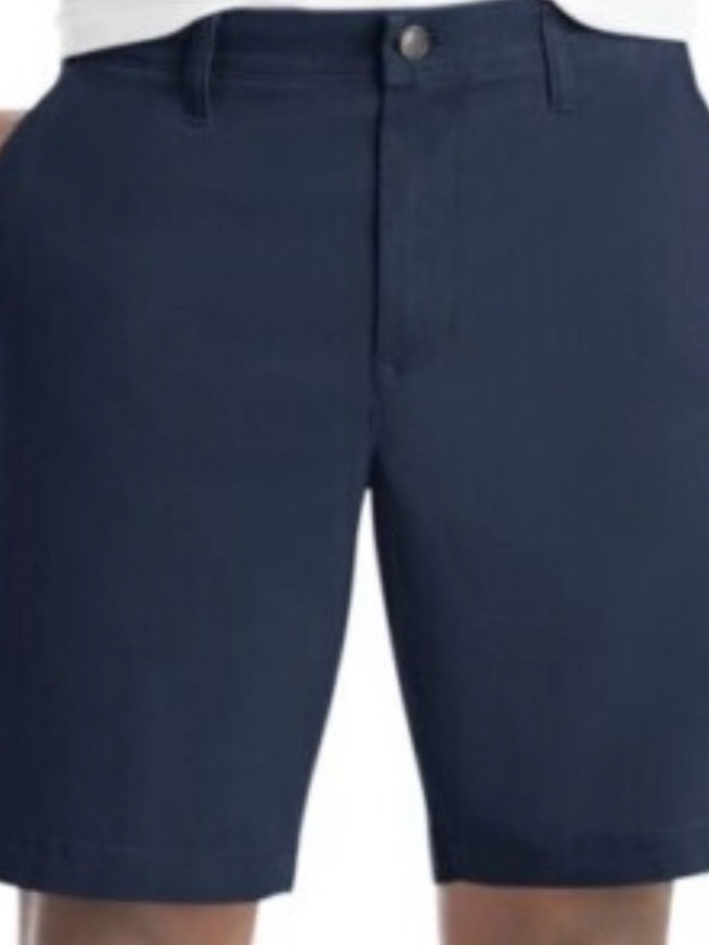 Men's Flat Front Navy Shorts - Lightweight Everyday Short